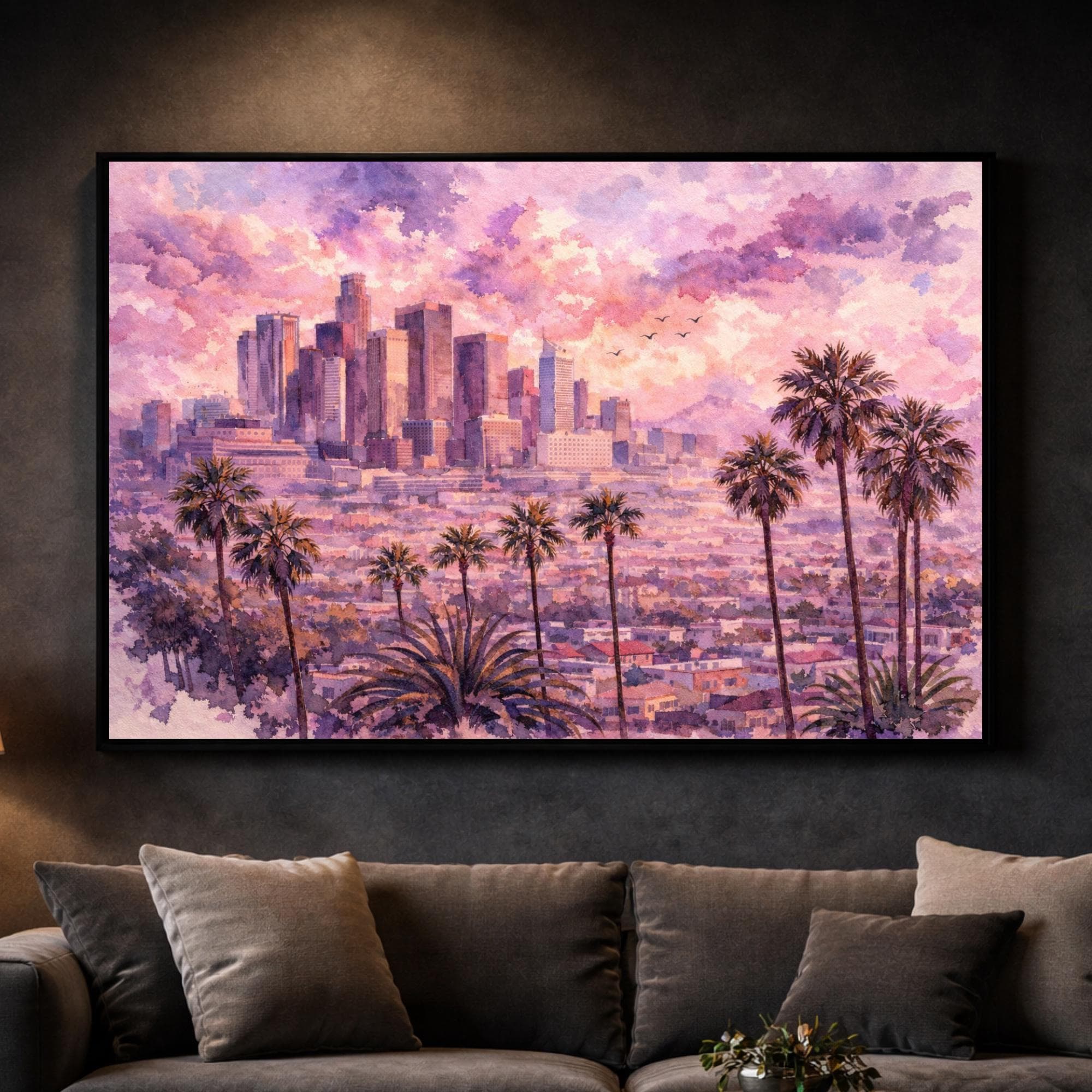 Los Angeles watercolor prints