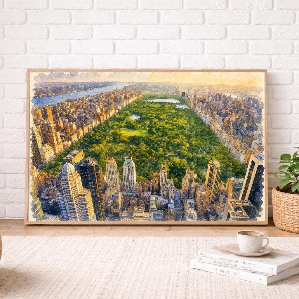 New York watercolor prints